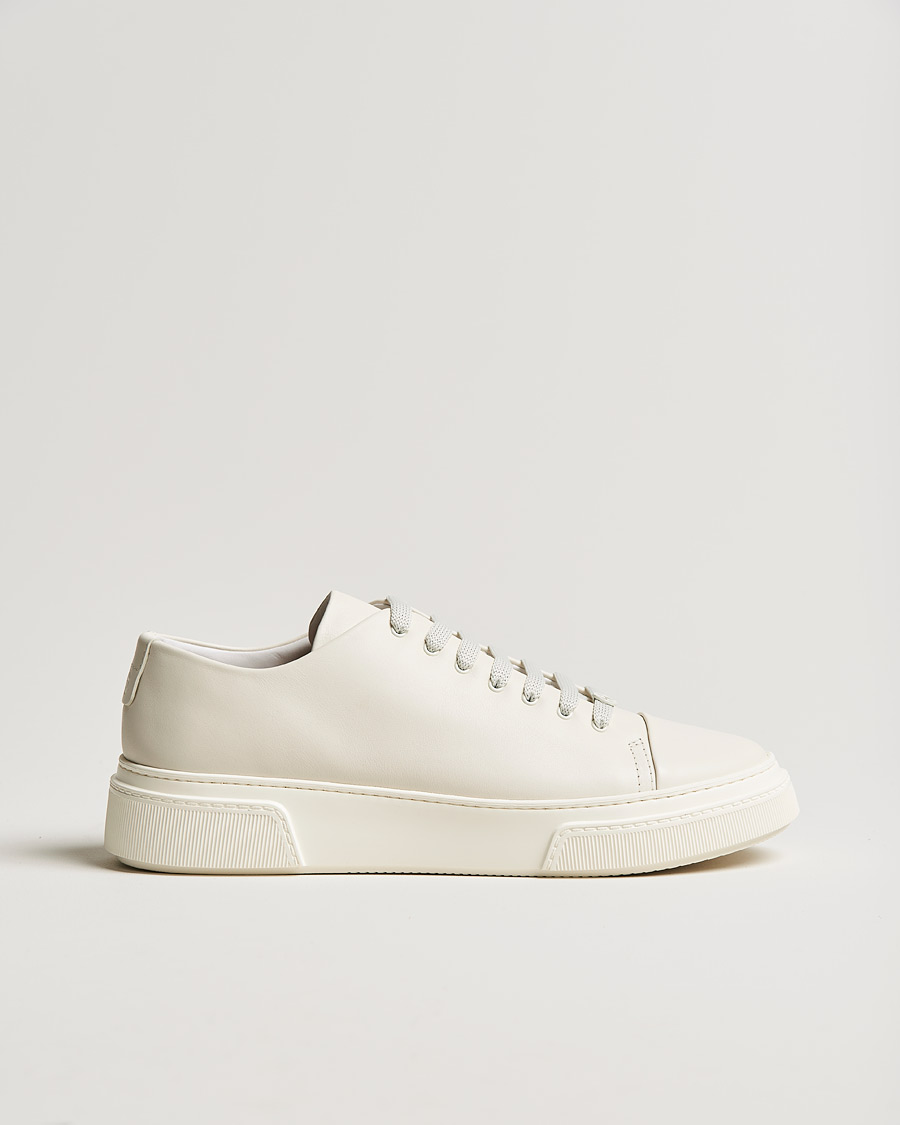 Homme | Giorgio Armani Plain Sneakers Off White | Giorgio Armani | Plain Sneakers Off White