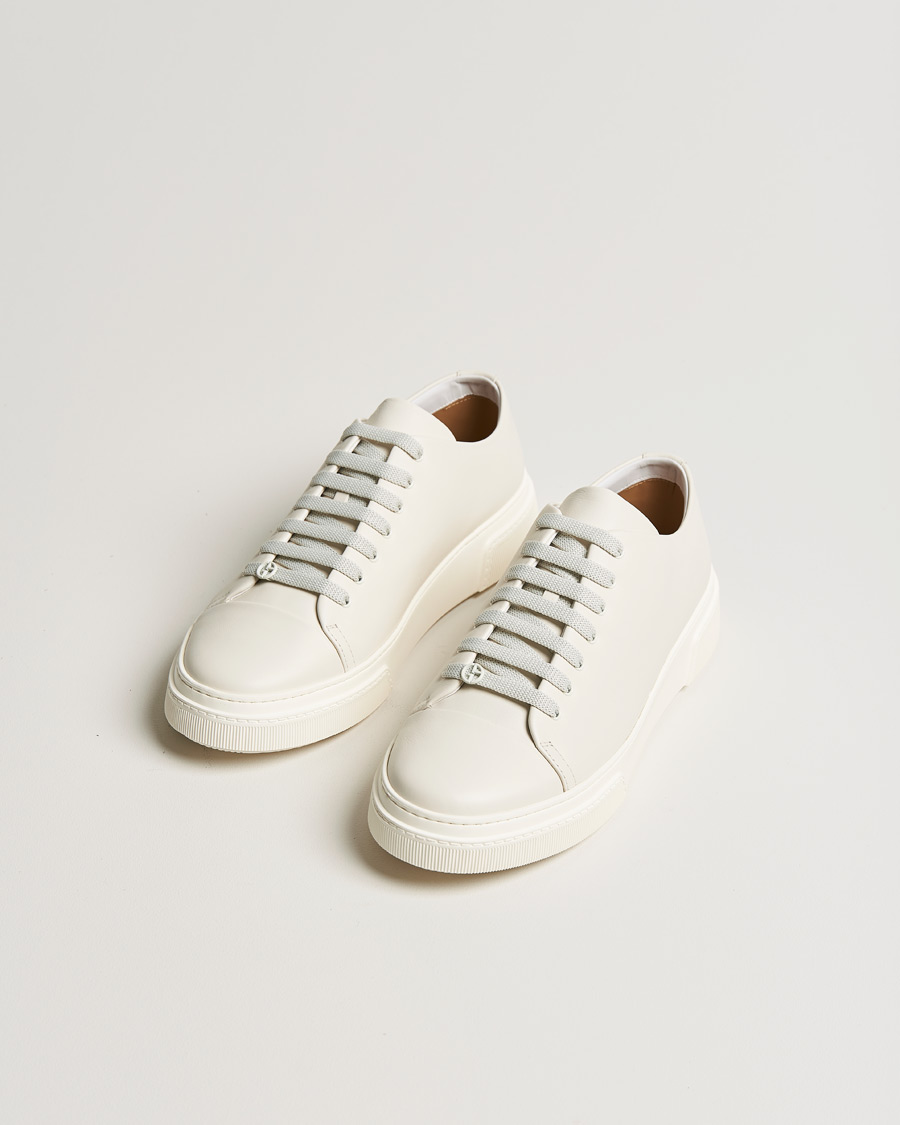 Homme | Giorgio Armani Plain Sneakers Off White | Giorgio Armani | Plain Sneakers Off White