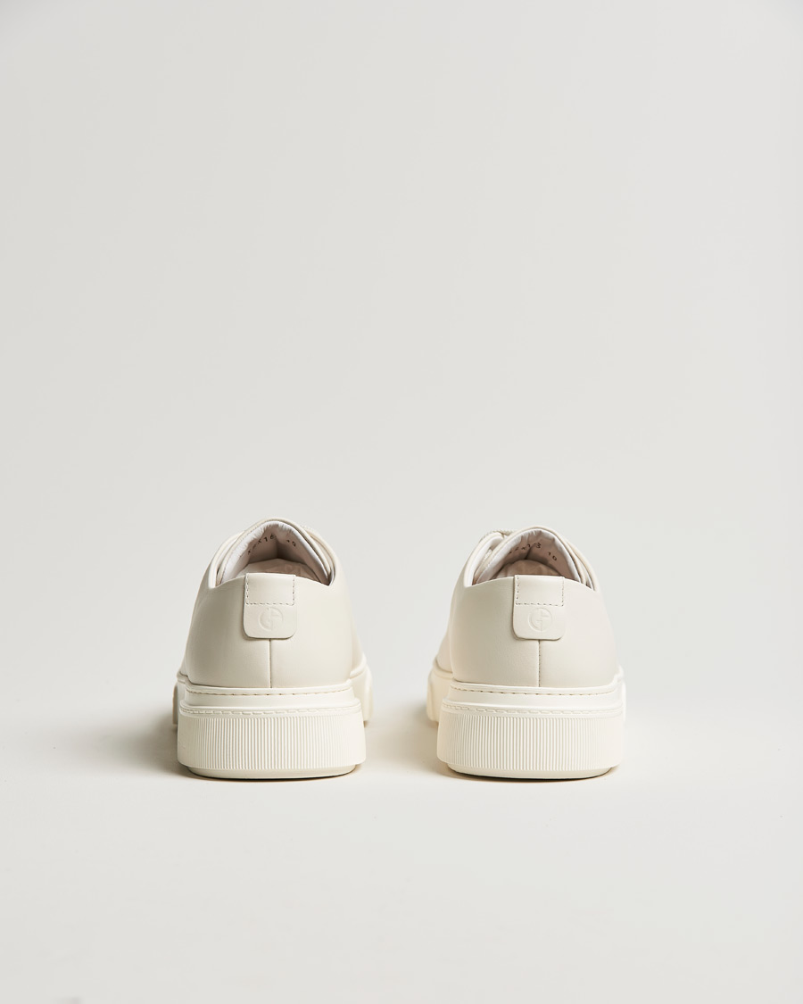 Homme | Giorgio Armani Plain Sneakers Off White | Giorgio Armani | Plain Sneakers Off White