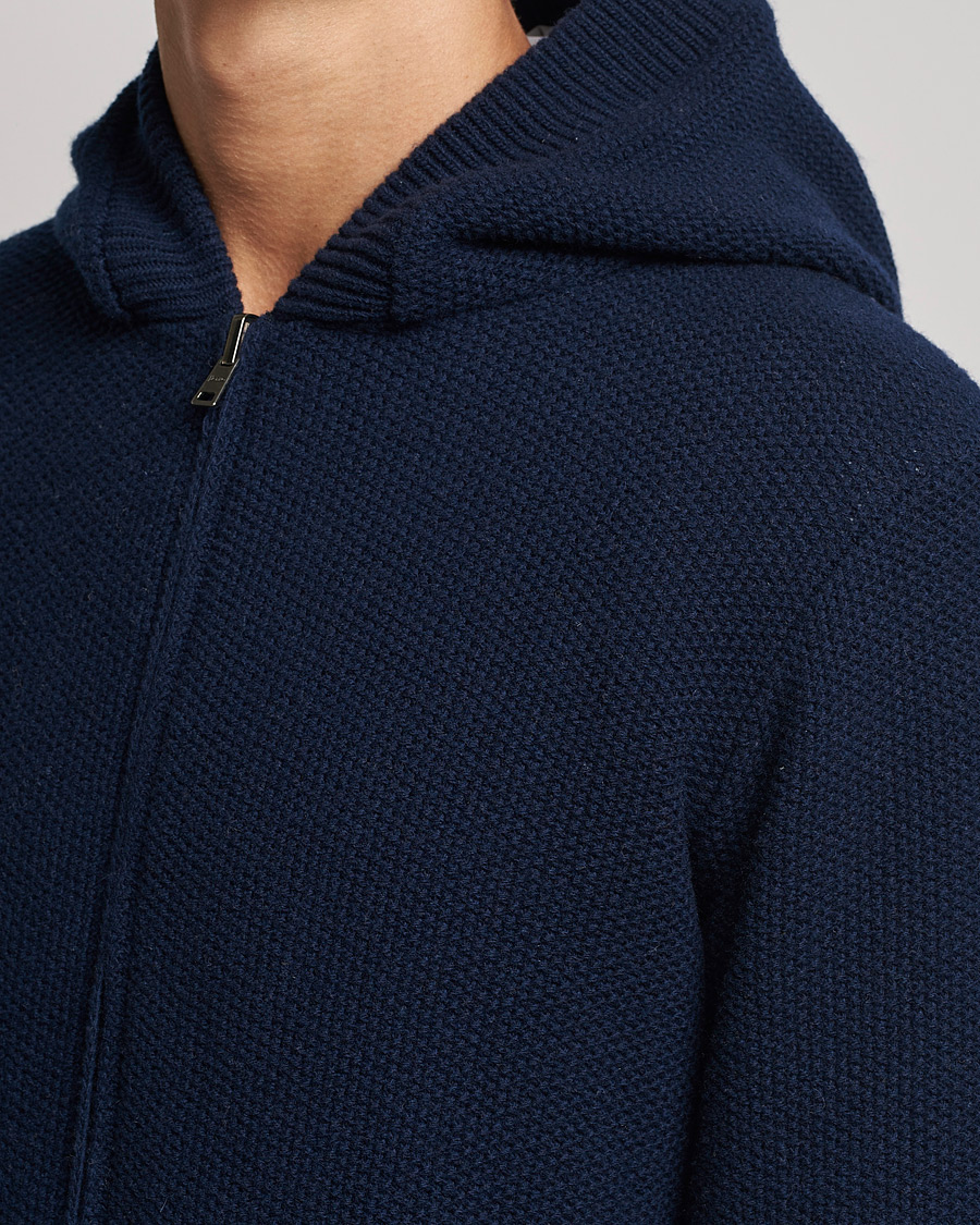 Homme | Manteaux Et Vestes | Herno | Reversible Wool Bomber Jacket Navy