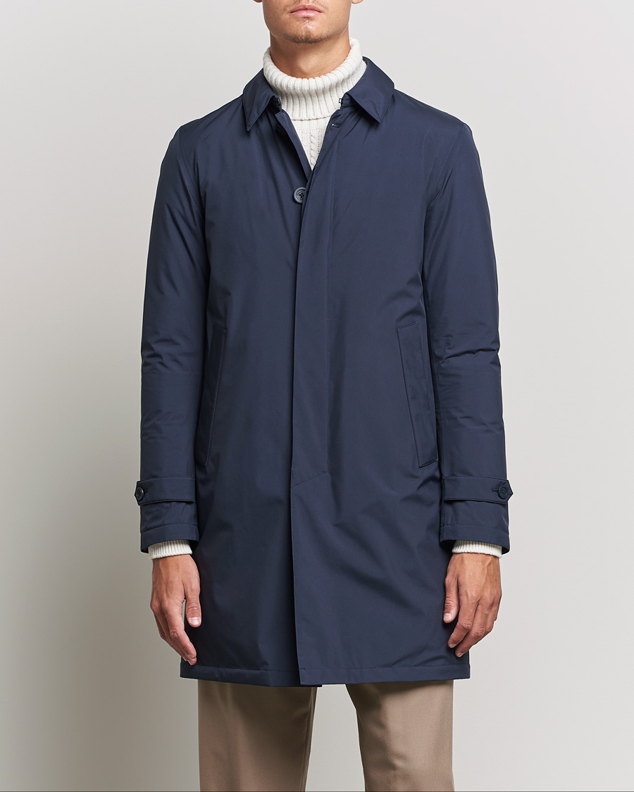 Homme | Manteaux Et Vestes | Herno | Laminar Goretex Nylon Coat Navy