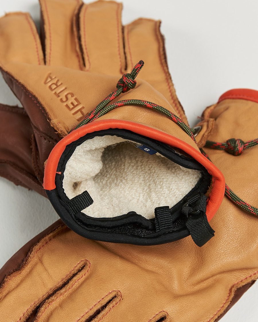 Homme | Gants | Hestra | Wakayama Leather Ski Glove Cognac/Brown