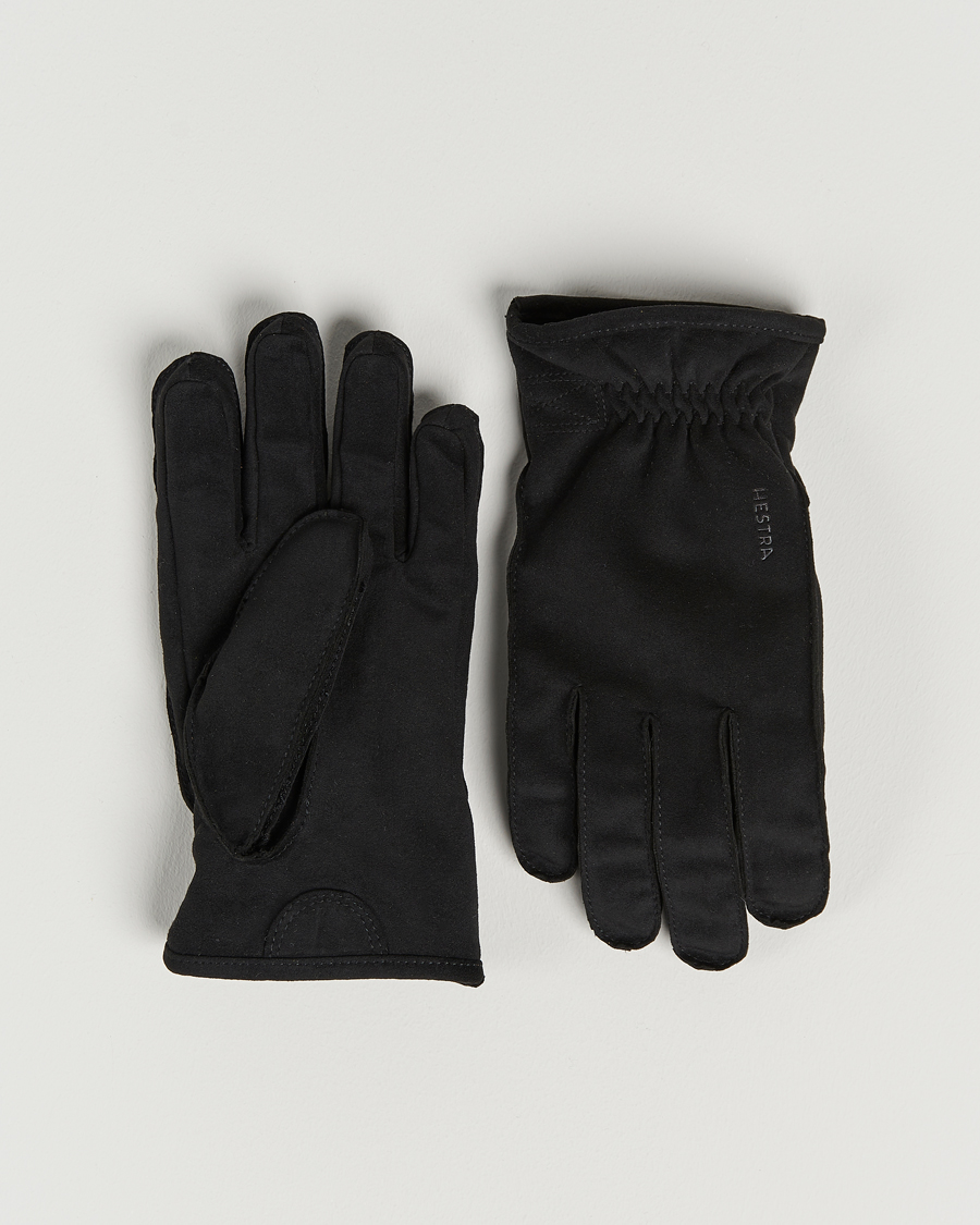 Homme | Hestra Viljar Vegan Nubuck Glove Black | Hestra | Viljar Vegan Nubuck Glove Black