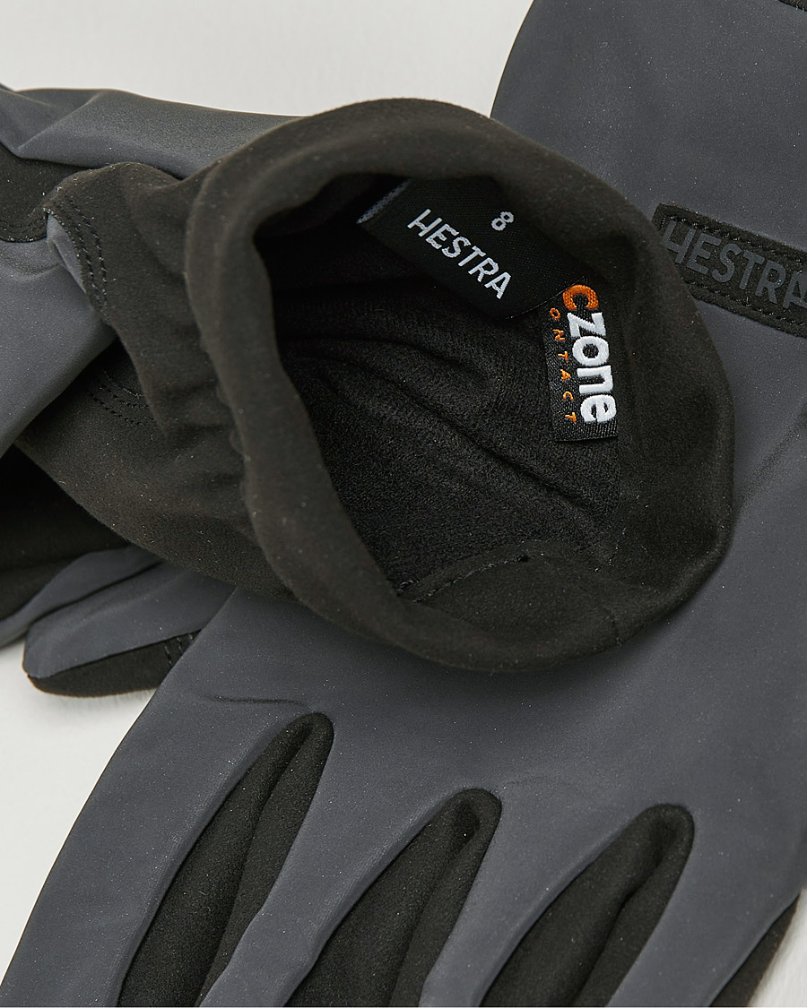 Homme | Sections | Hestra | Mason Reflective Waterproof Glove Grey