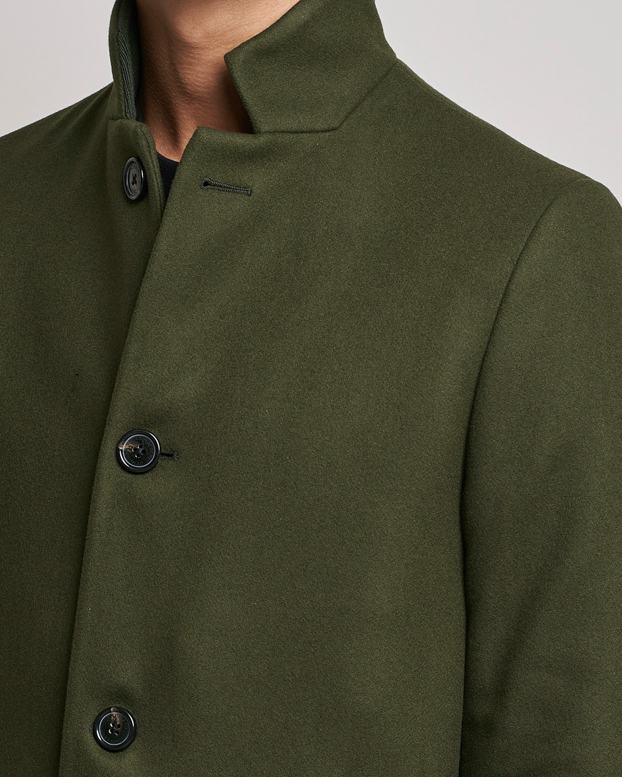 Homme | Manteaux Et Vestes | J.Lindeberg | Holger 2.0 Melton Coat Forest Green