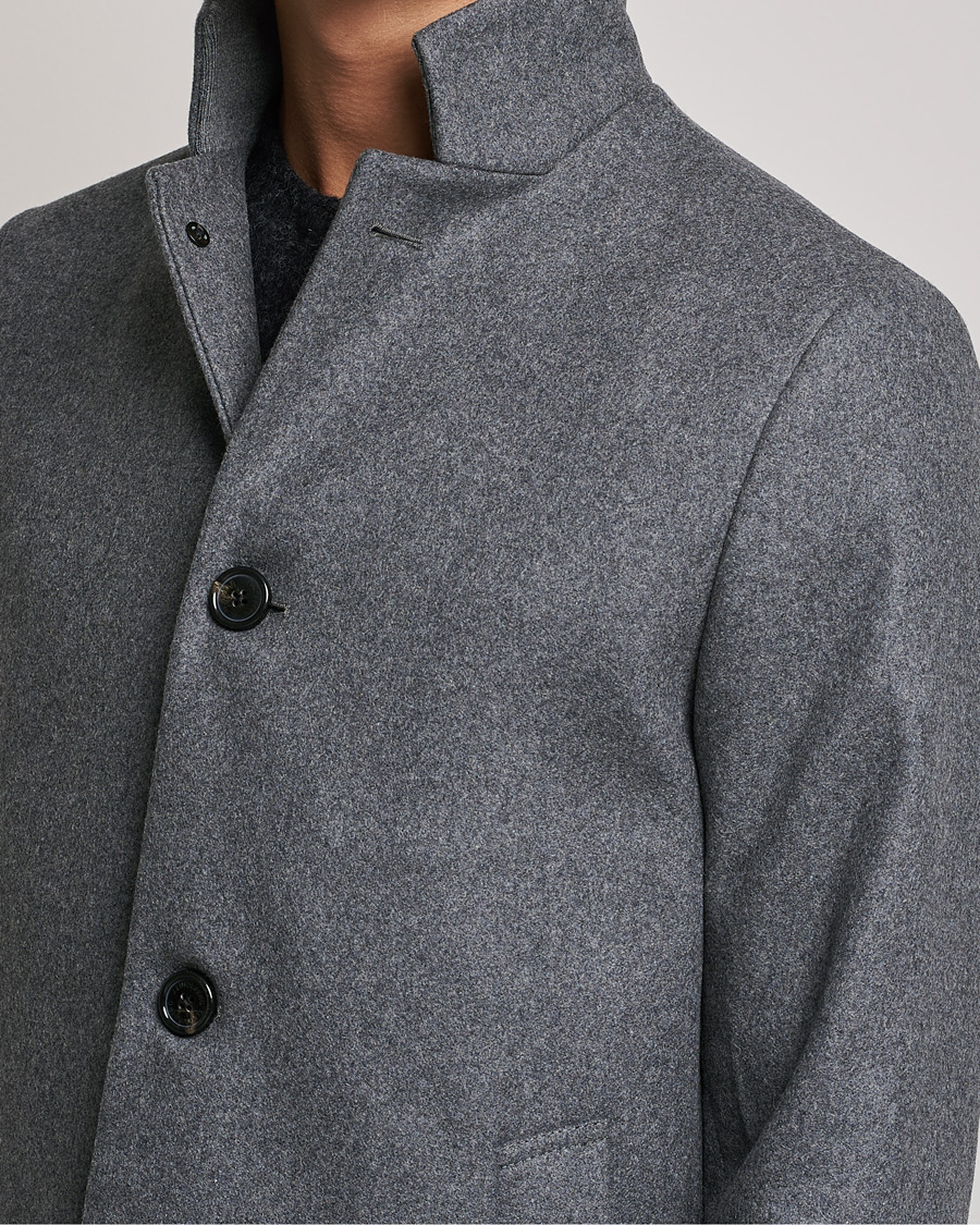 Homme | Manteaux Et Vestes | J.Lindeberg | Holger 2.0 Melton Coat Volcanic Ash