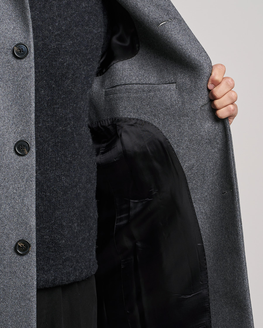 Homme | Manteaux Et Vestes | J.Lindeberg | Holger 2.0 Melton Coat Volcanic Ash