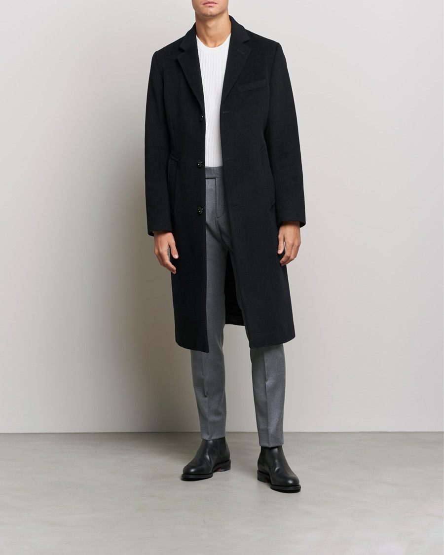 Homme | Manteaux Et Vestes | J.Lindeberg | Burke Wool/Cashmere Coat Black