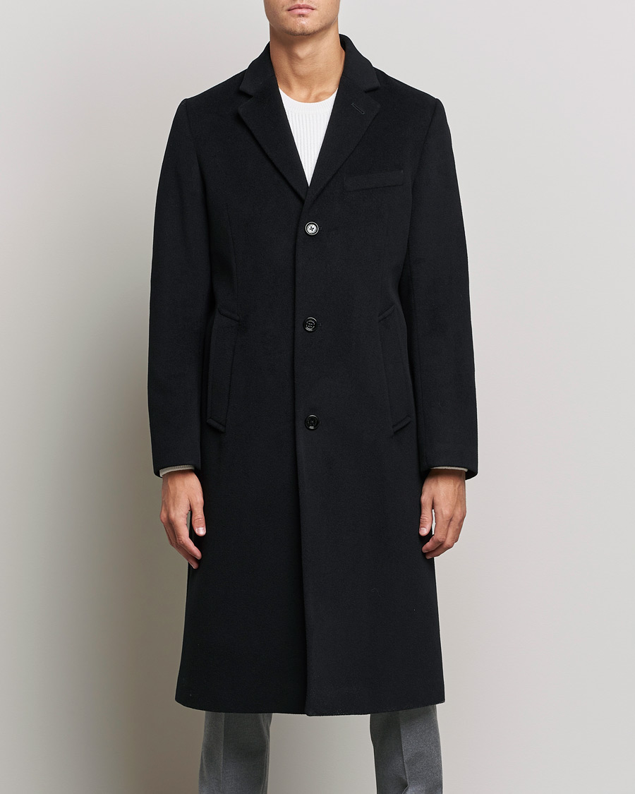Homme | Manteaux Et Vestes | J.Lindeberg | Burke Wool/Cashmere Coat Black