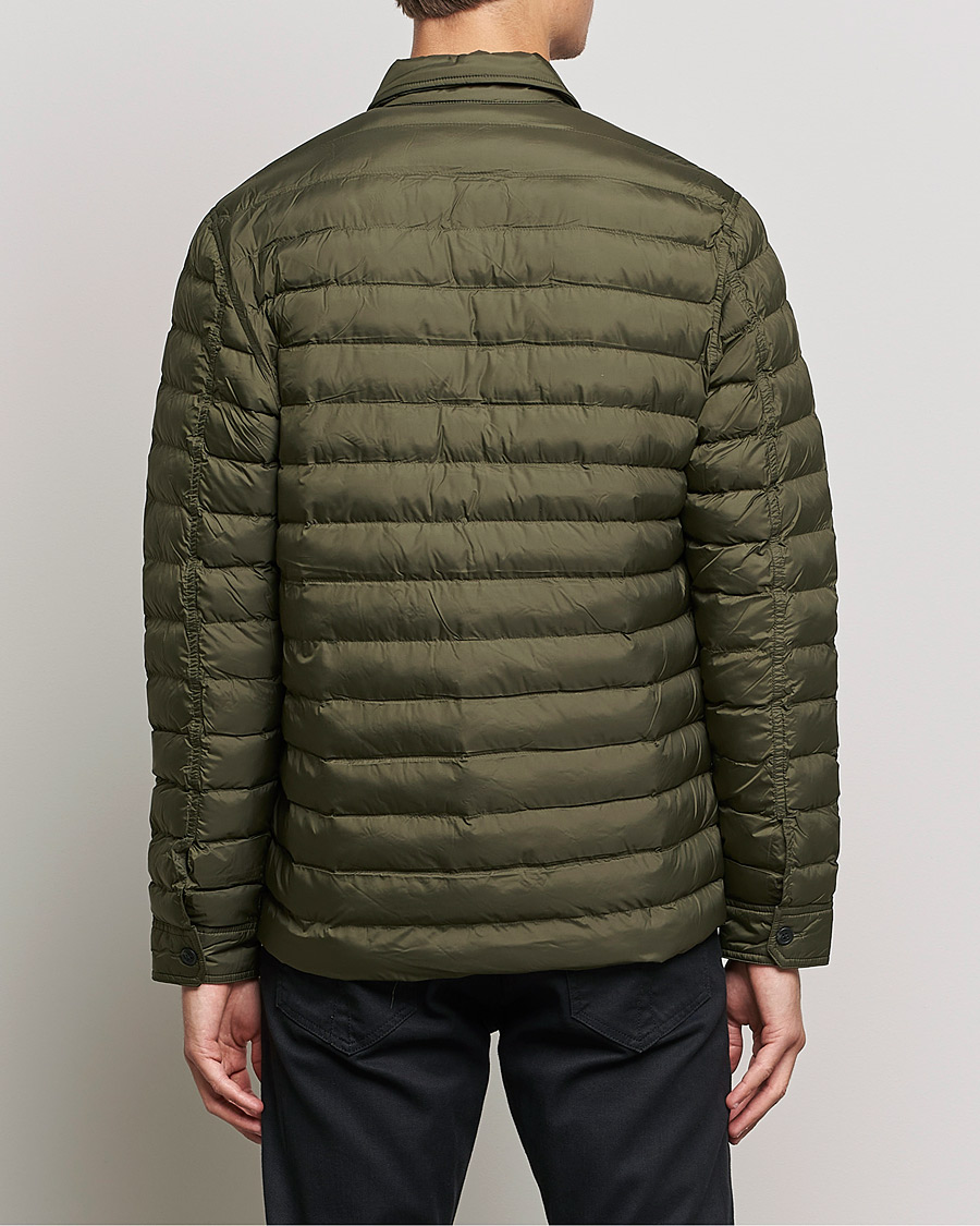 Homme | Chemises | J.Lindeberg | Gorman Quilted Overshirt Forest Green