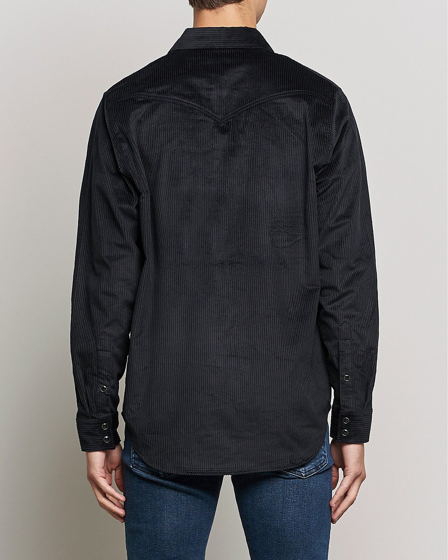 Homme | Chemises | J.Lindeberg | Tarp Cord Western Overshirt Black
