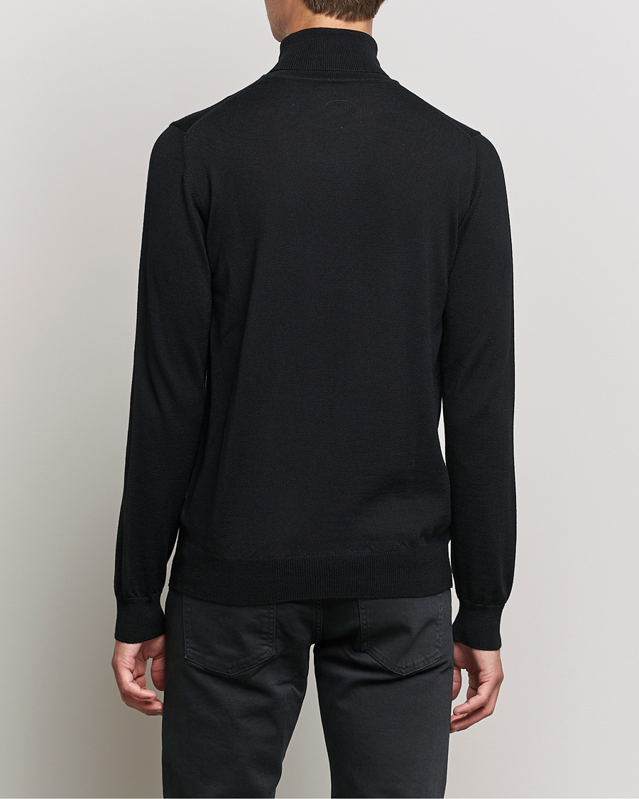 Homme | Pulls Et Tricots | J.Lindeberg | Lyd True Merino Polo Black