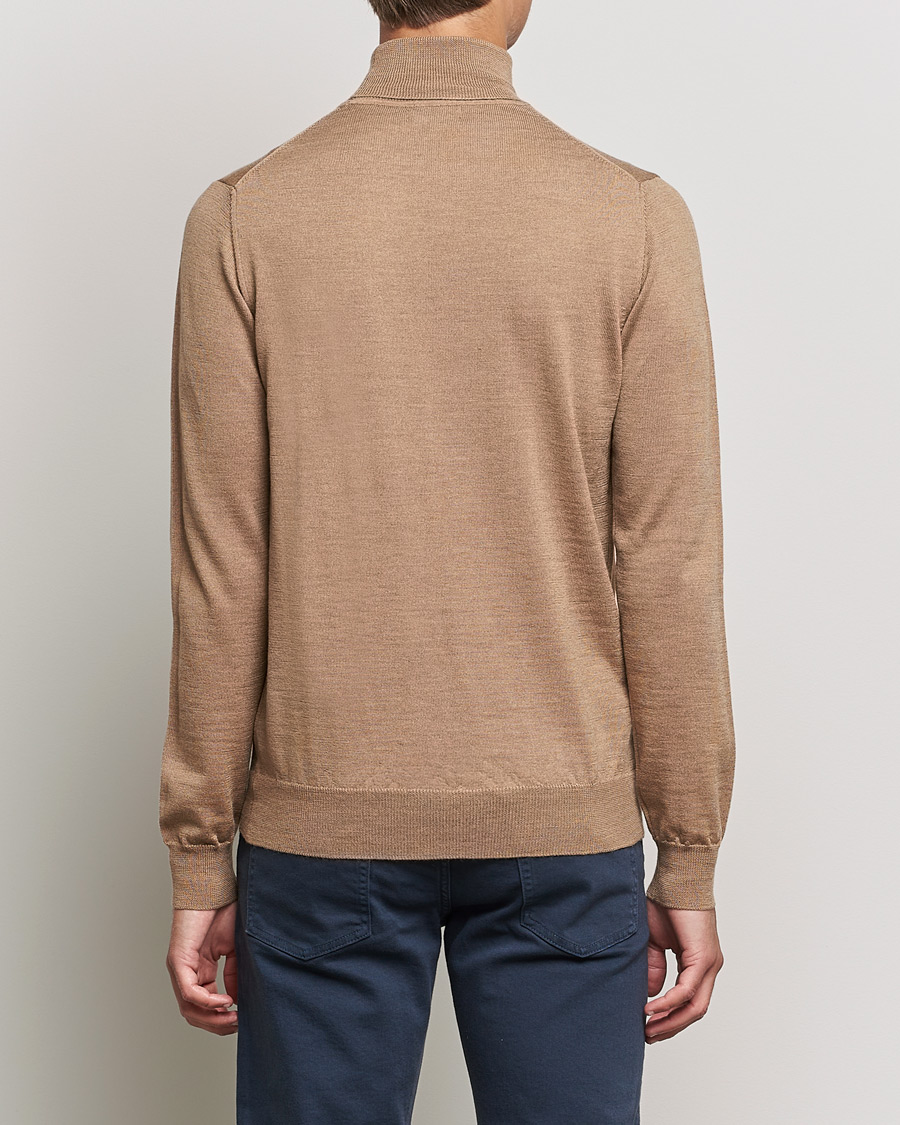 Homme | Pulls Et Tricots | J.Lindeberg | Lyd True Merino Polo Tiger Brown