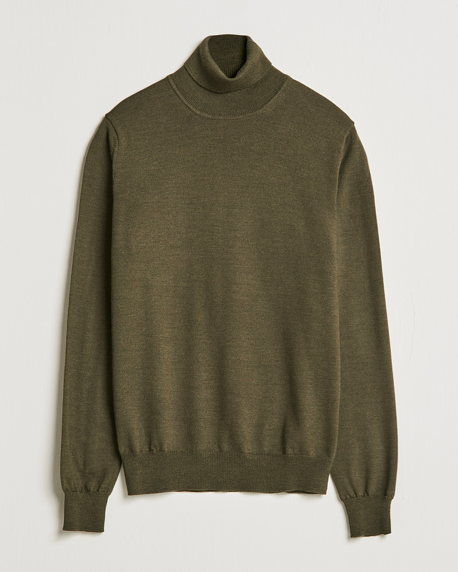 Homme | Pulls Et Tricots | J.Lindeberg | Lyd True Merino Polo Forest Green