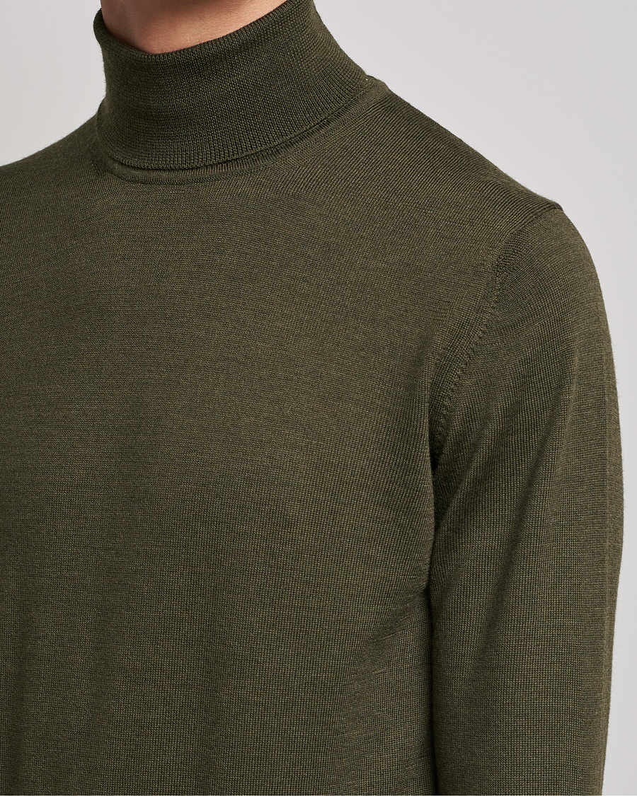 Homme | Pulls Et Tricots | J.Lindeberg | Lyd True Merino Polo Forest Green