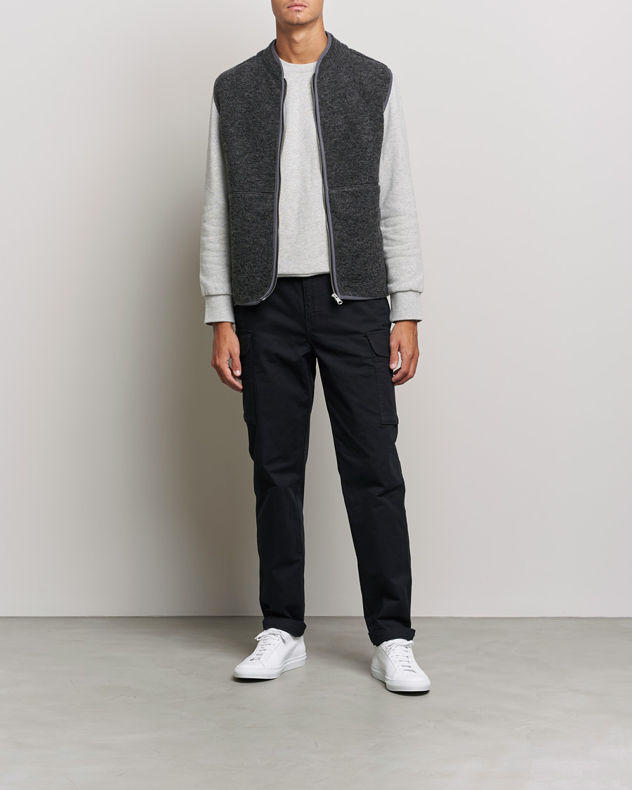 Homme | Pulls Et Tricots | J.Lindeberg | Duncan Wool Fleece Vest Grey Melange