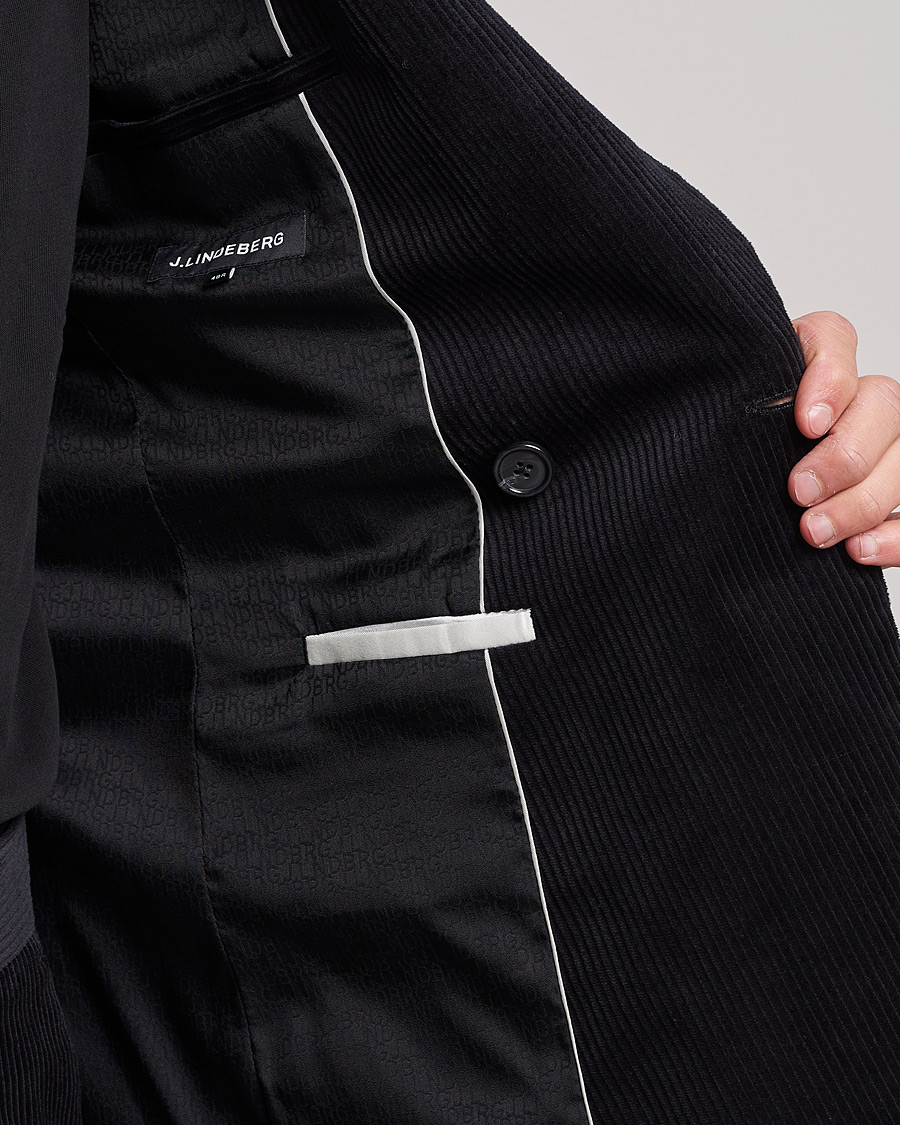 Homme | Blazers | J.Lindeberg | Dries Corduroy Blazer Black