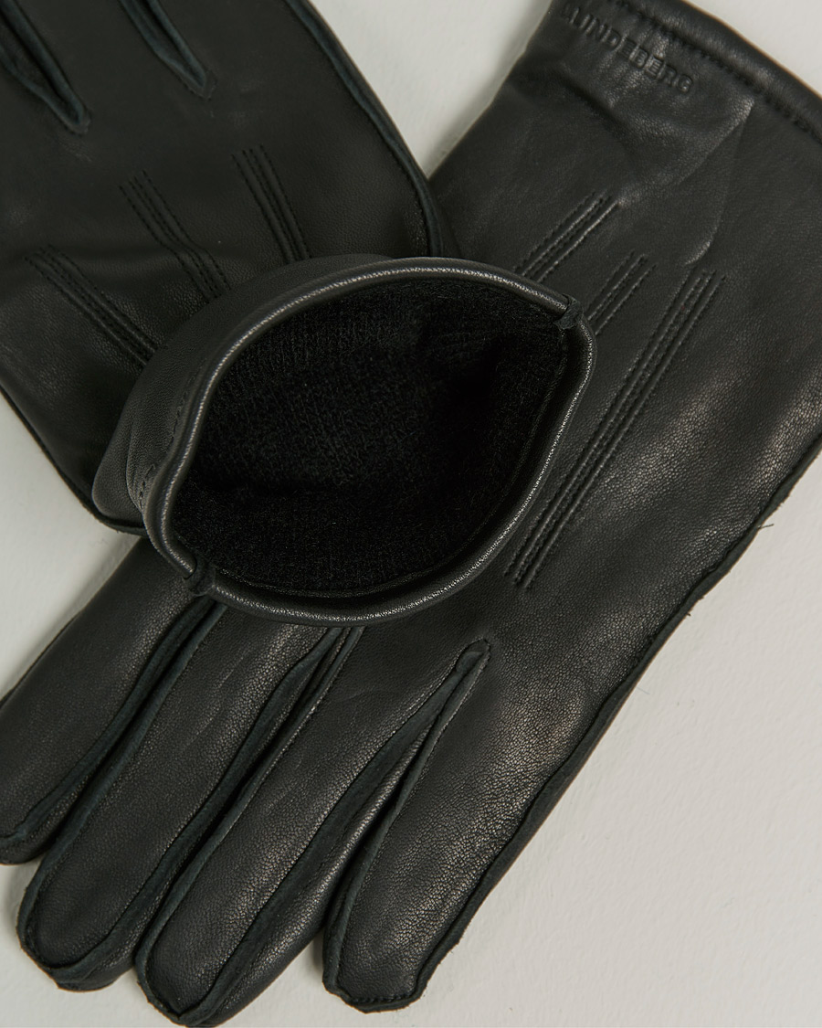 Homme | J.Lindeberg Milo Leather Glove Black | J.Lindeberg | Milo Leather Glove Black