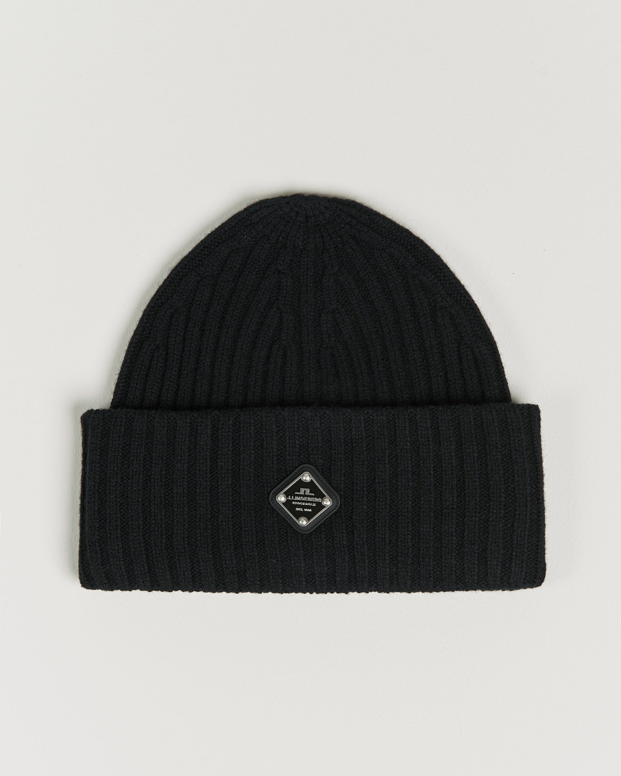 Homme | J.Lindeberg Jive Wool Beanie Black | J.Lindeberg | Jive Wool Beanie Black