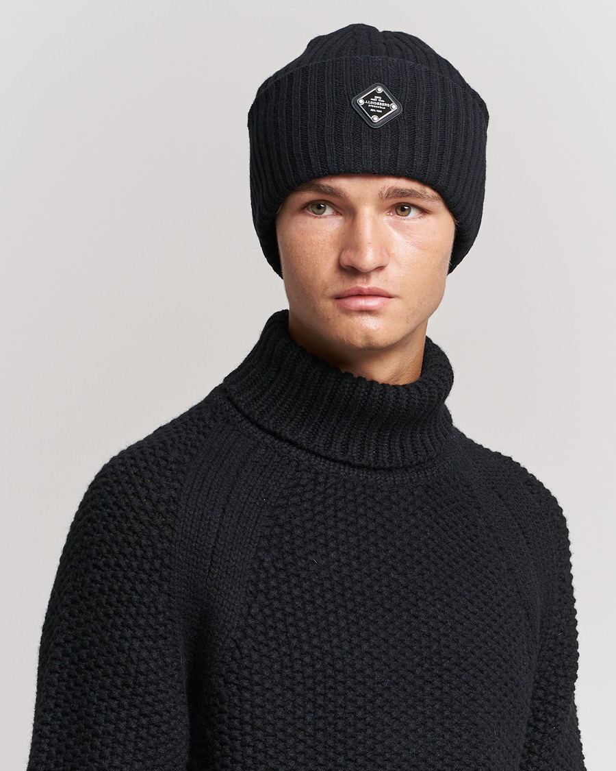 Homme | J.Lindeberg Jive Wool Beanie Black | J.Lindeberg | Jive Wool Beanie Black
