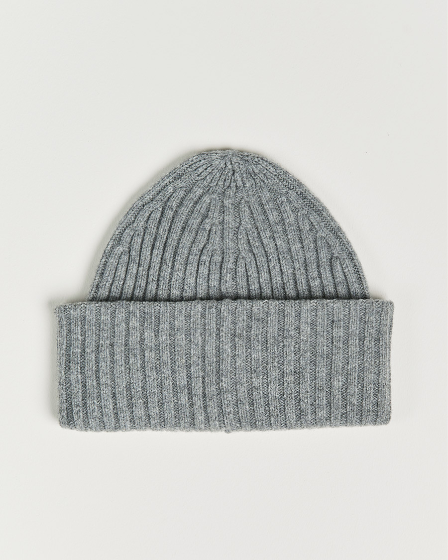 Homme | J.Lindeberg Jive Wool Beanie Grey Melange | J.Lindeberg | Jive Wool Beanie Grey Melange