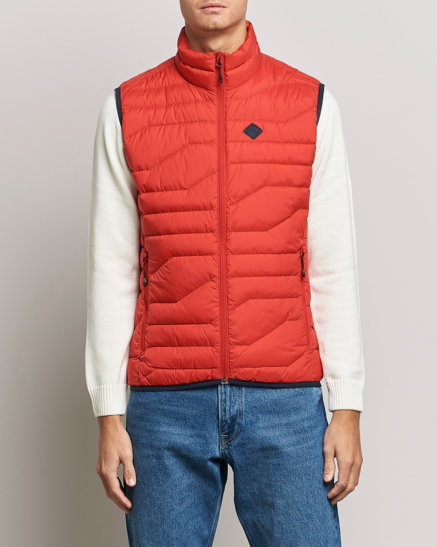 Homme | Manteaux Et Vestes | J.Lindeberg | Cliff Light Down Vest Barbados Cherry