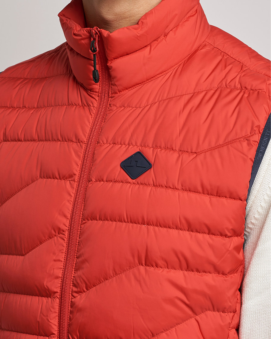 Homme | Manteaux Et Vestes | J.Lindeberg | Cliff Light Down Vest Barbados Cherry