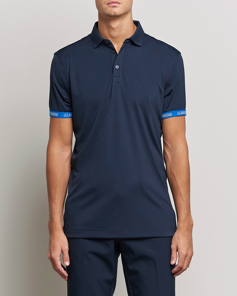 Homme | Polos | J.Lindeberg | Guy Regular Polo Navy