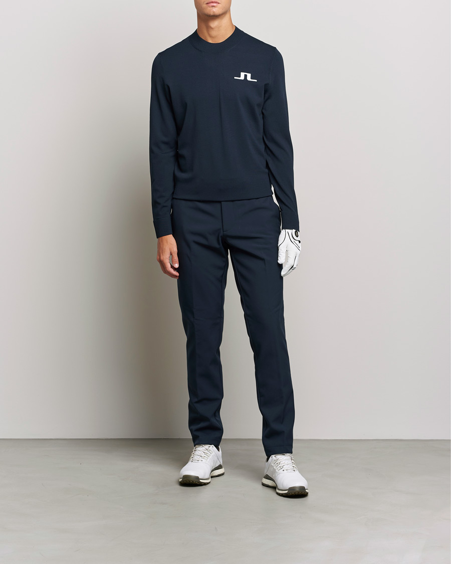 Homme | Pulls Et Tricots | J.Lindeberg | Gus Knitted Golf Sweater Navy
