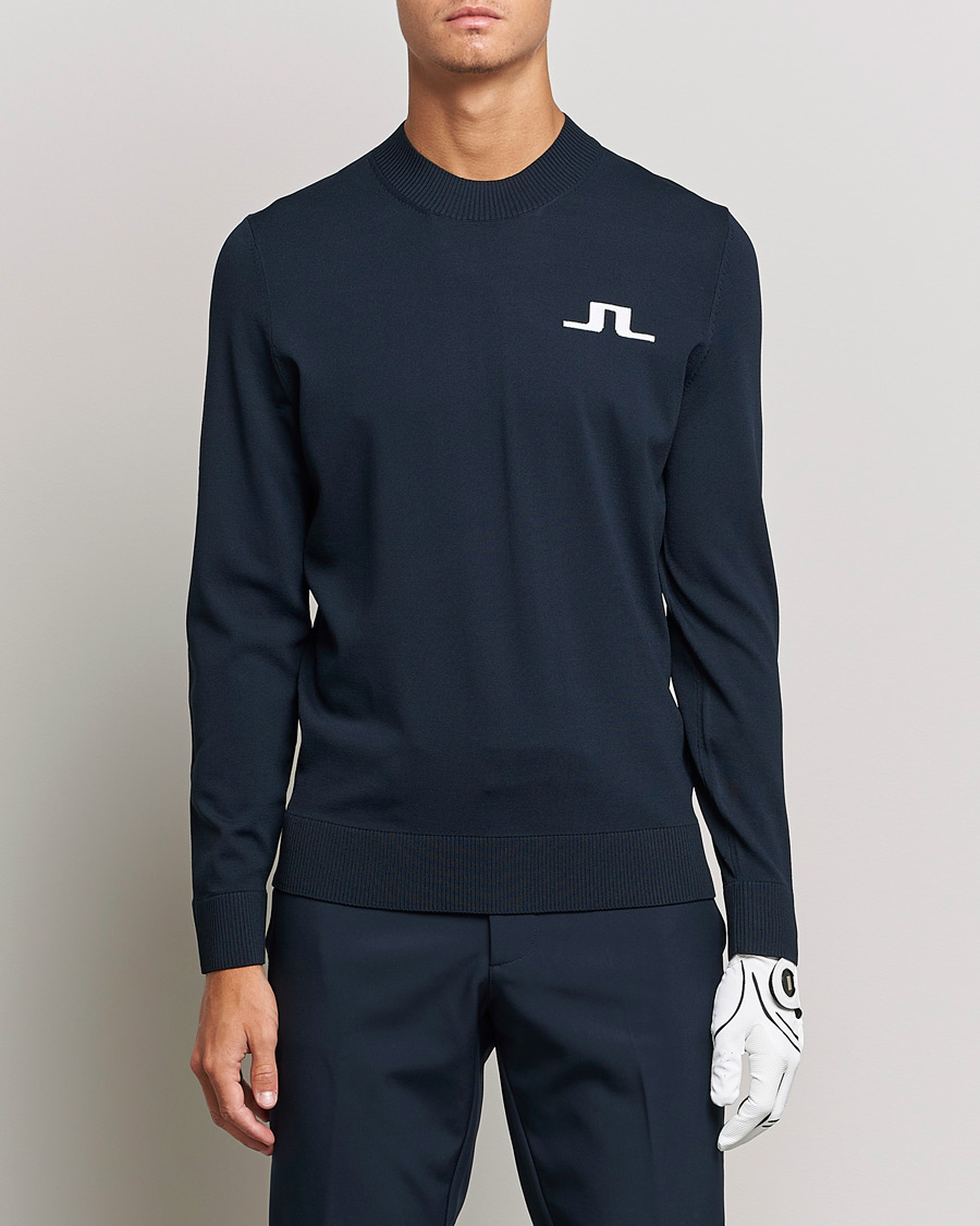 Homme | Pulls Et Tricots | J.Lindeberg | Gus Knitted Golf Sweater Navy