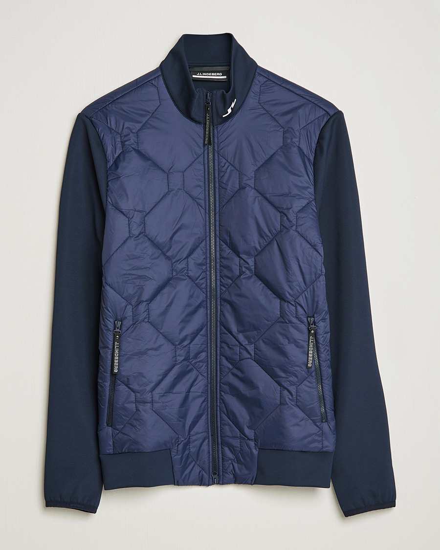 Homme | Manteaux Et Vestes | J.Lindeberg | Quilted Hybrid Jacket Navy