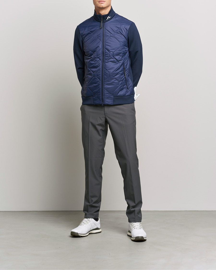 Homme | Manteaux Et Vestes | J.Lindeberg | Quilted Hybrid Jacket Navy