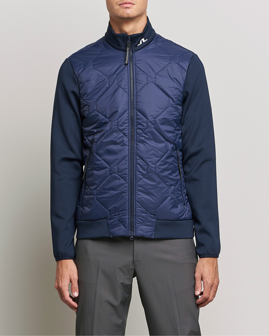 Homme | Manteaux Et Vestes | J.Lindeberg | Quilted Hybrid Jacket Navy