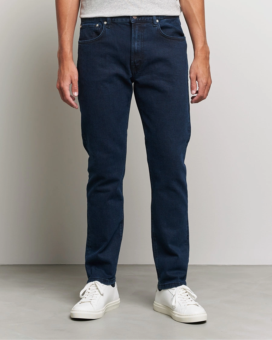 Homme | Jeans Bleus | Jeanerica | TM005 Tapered Jeans Blue Black