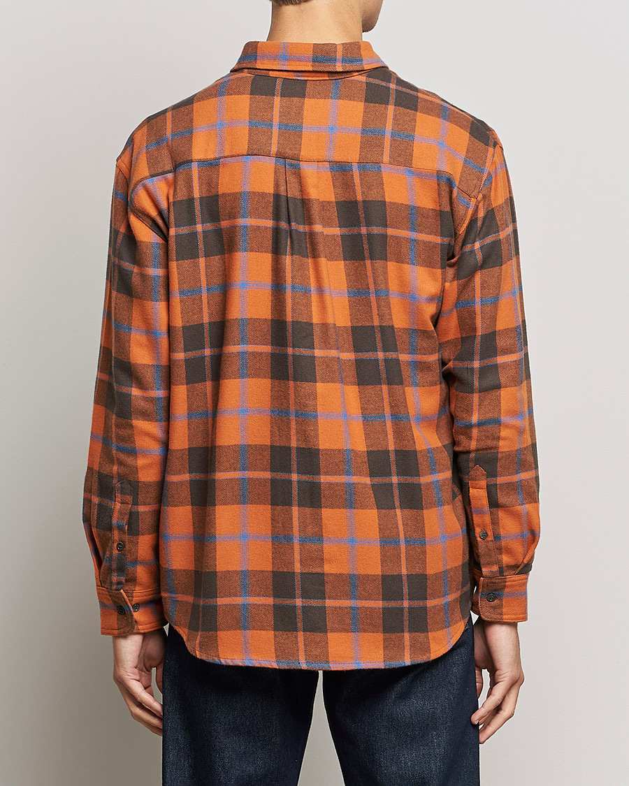 Homme | Chemises | Jeanerica | Come Checked Flannel Shirt Burnt Orange
