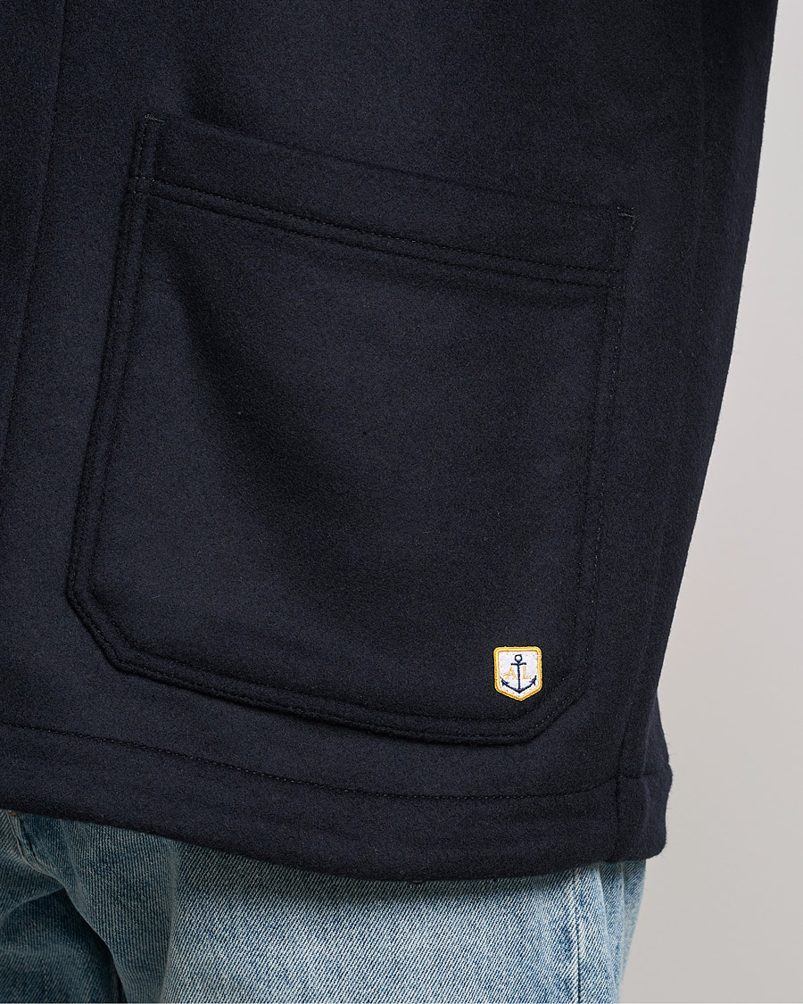 Homme | Manteaux Et Vestes | Armor-lux | Veste Heriagte Wool Jacket Navy