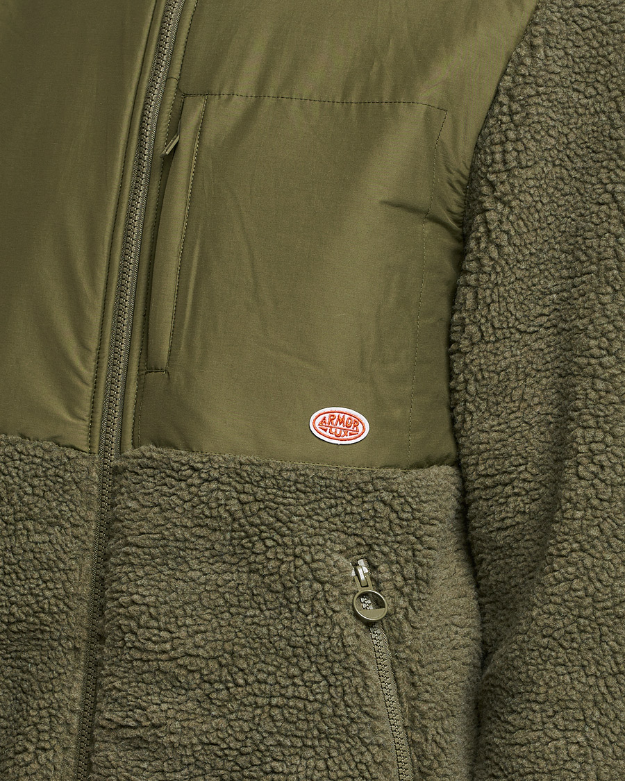 Homme | Pulls Et Tricots | Armor-lux | Sherpa Fleece Jacket Miltary