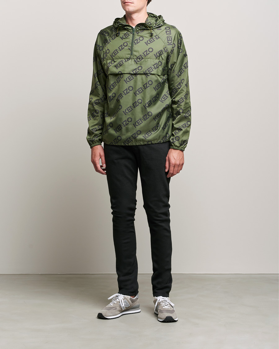 Homme | Manteaux Et Vestes | KENZO | Packable Anorak Dark Khaki