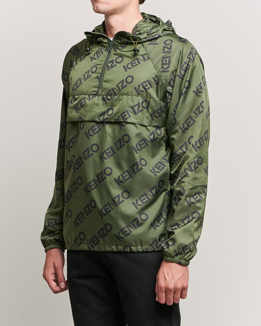 Homme | Manteaux Et Vestes | KENZO | Packable Anorak Dark Khaki