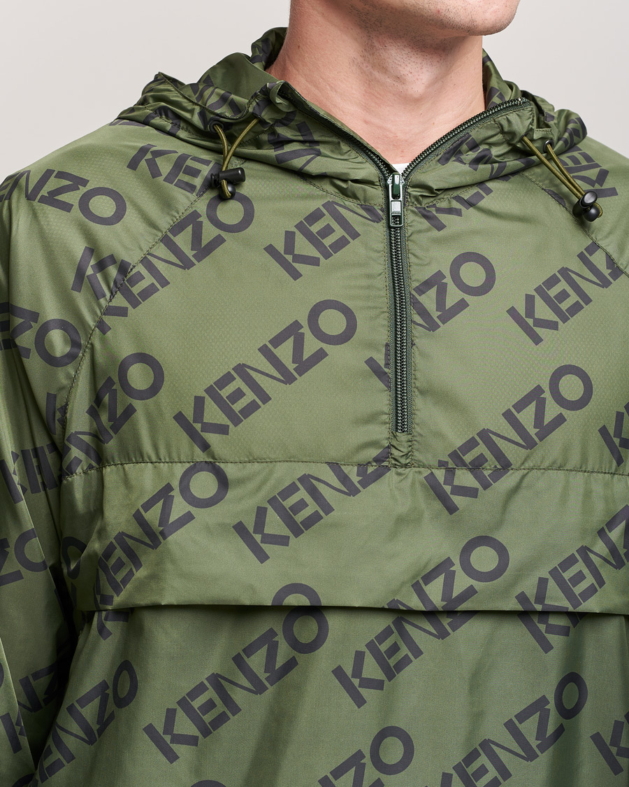 Homme | Manteaux Et Vestes | KENZO | Packable Anorak Dark Khaki