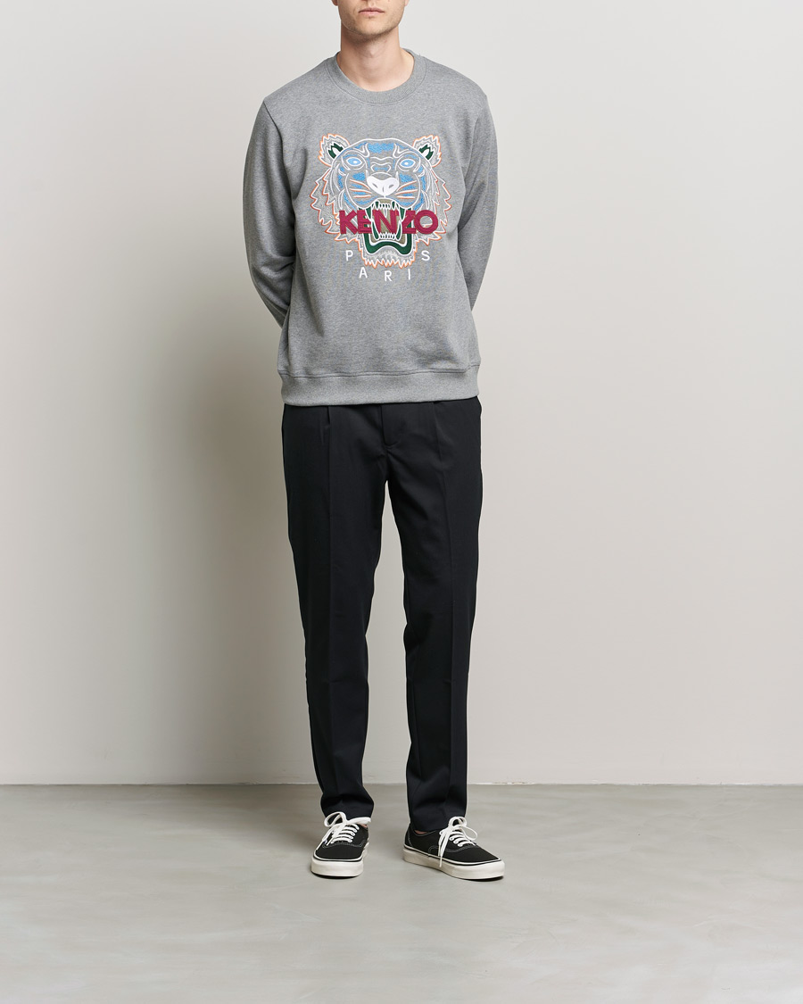Homme | Pulls Et Tricots | KENZO | Icon Tiger Sweatshirt Grey