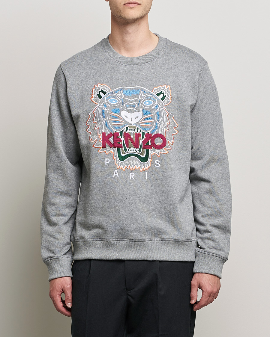 Homme | Pulls Et Tricots | KENZO | Icon Tiger Sweatshirt Grey