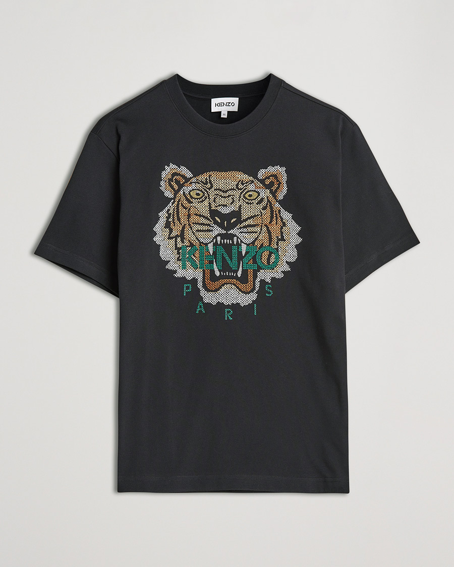 Homme | T-shirts | KENZO | Original Tiger Crew Neck Tee Black