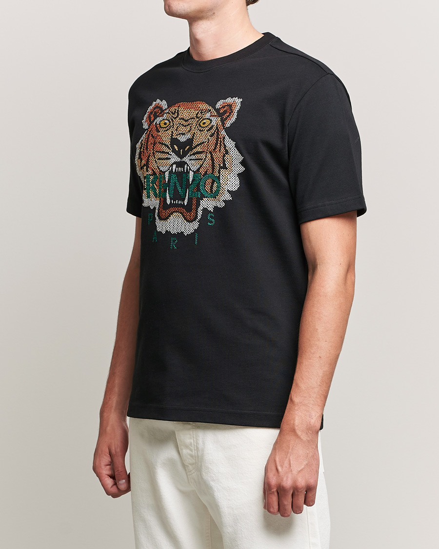 Homme | T-shirts | KENZO | Original Tiger Crew Neck Tee Black