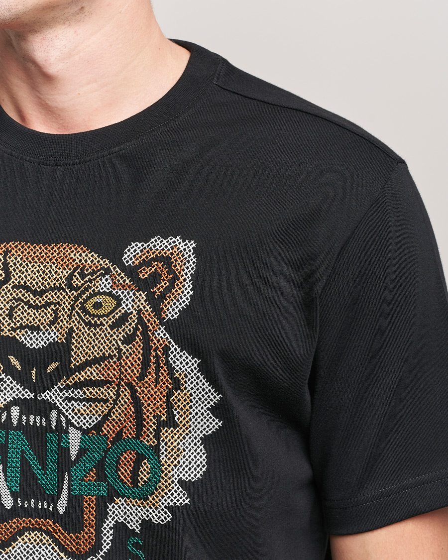 Homme | T-shirts | KENZO | Original Tiger Crew Neck Tee Black