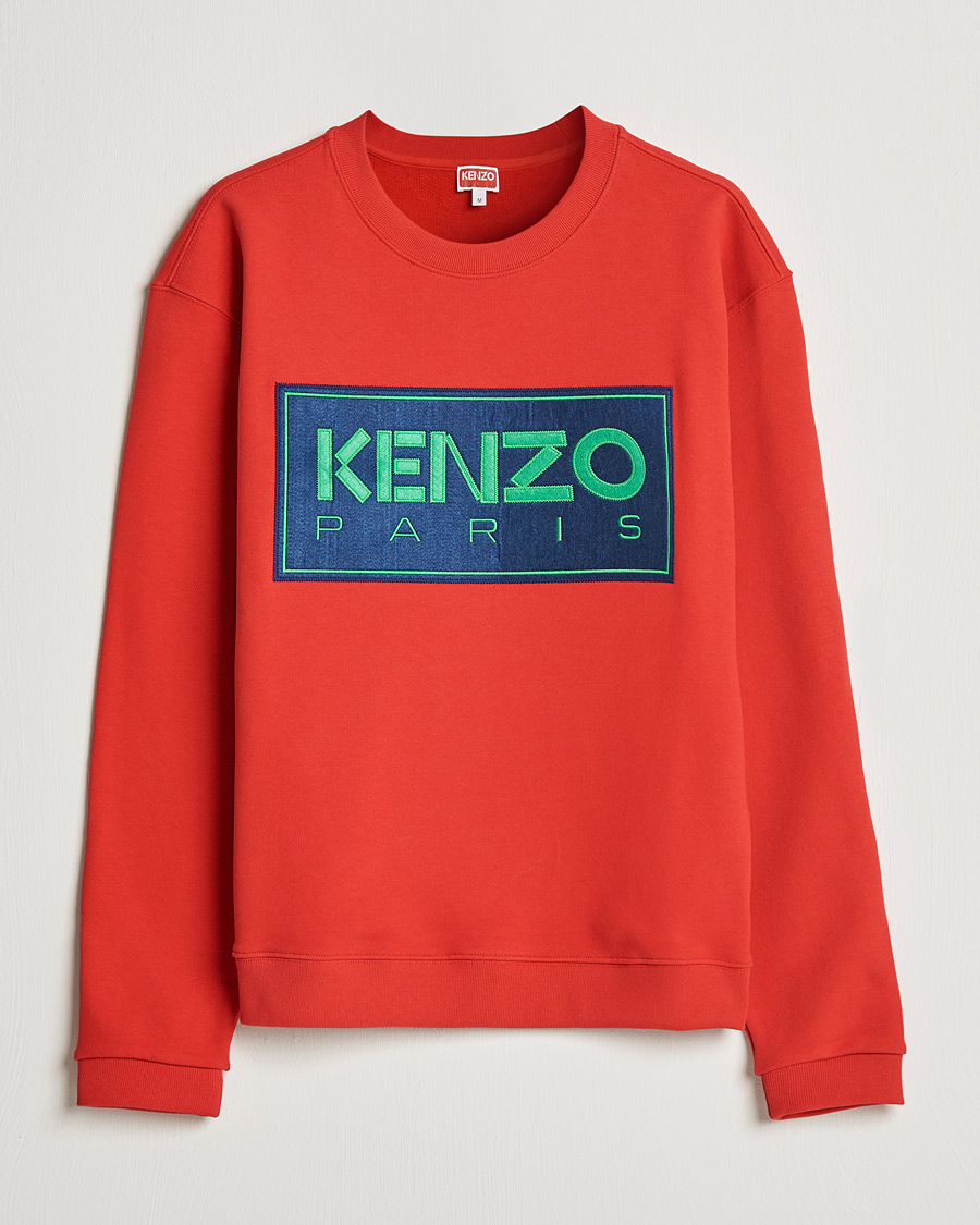 Homme | Pulls Et Tricots | KENZO | Paris Classic Crew Neck Sweatshirt Medium Red