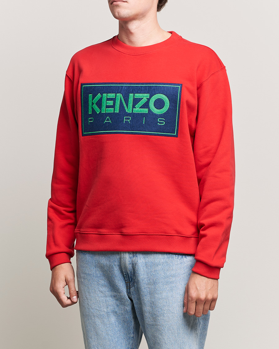 Homme | Pulls Et Tricots | KENZO | Paris Classic Crew Neck Sweatshirt Medium Red