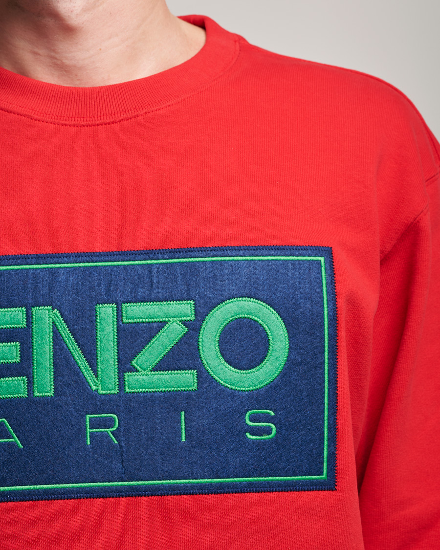 Homme | Pulls Et Tricots | KENZO | Paris Classic Crew Neck Sweatshirt Medium Red