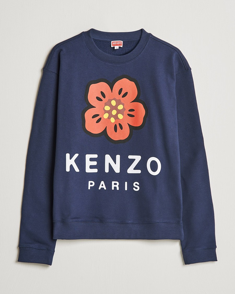 Homme | Pulls Et Tricots | KENZO | Logo Classic Sweatshirt Midnight Blue