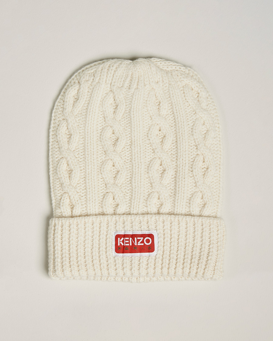 Homme | KENZO Wool Beanie Off White | KENZO | Wool Beanie Off White